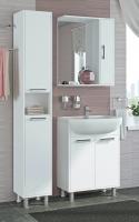 Шкаф-зеркало Francesca Eco 60 белый универсальный