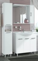 Шкаф-зеркало Francesca Eco 85 белый универсальный