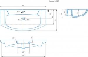 Умывальник Кировит Элеганс 105