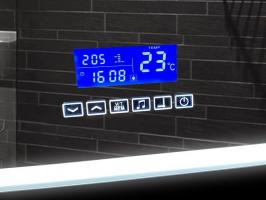 Зеркало LED Континент Demure c много функциональной панелью 90x70 см