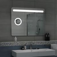 Зеркало LED Континент Fibra 120x70 см с увеличительным зеркалом