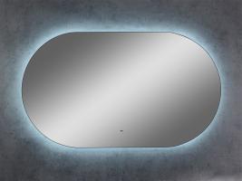 Зеркало LED Континент Fleur 100 x60 см с ореольной холодной подсветкой и Б/К сенсором