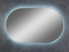 Зеркало LED Континент Fleur 100 x60 см с ореольной холодной подсветкой и Б/К сенсором