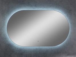 Зеркало LED Континент Fleur 65x110 см с ореольной холодной подсветкой и Б/К сенсором