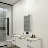 Зеркало LED Континент Frame Silver 70x100 см