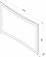 Зеркало LED Континент Silence LED