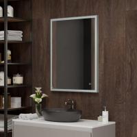 Зеркало LED Континент Solid Silver 60x80 см в алюминиевом корпусе