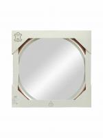 Зеркало LEDКонтинент Millenium Brown 65x65 см с ремнем коричневого цвета