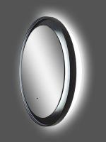 Зеркало Континент Planet Black LED D600 с ореольной холодной подсветкой и Б/К сенсором