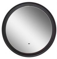 Зеркало Континент Planet Black LED D700 с ореольной холодной подсветкой и Б/К сенсором