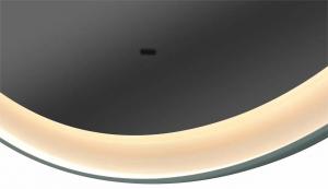 Зеркало Континент Planet White LED D600 с ореольной теплой подсветкой и Б/К сенсором